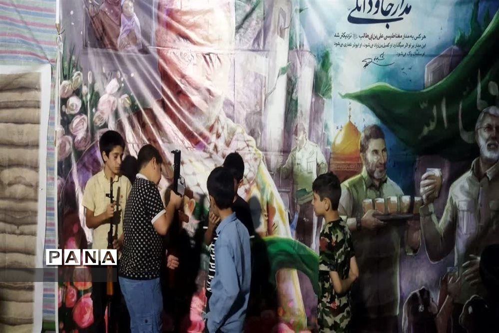 نمایشگاه دفاع مقدس در شهر شهید پرور کوشک