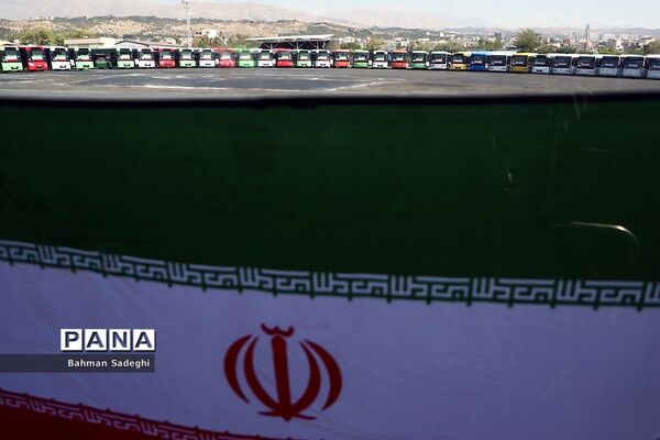 آیین بهره‌برداری از طرح نوسازی حمل و نقل عمومی تهران