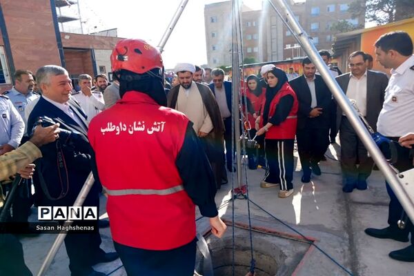مراسم افتتاح مرکز آموزش تخصصی آتش‌نشانی شهرستان اسلامشهر