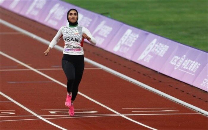 هفتمی سریع‌ترین دختر ایران در بازی‌های هانگژو