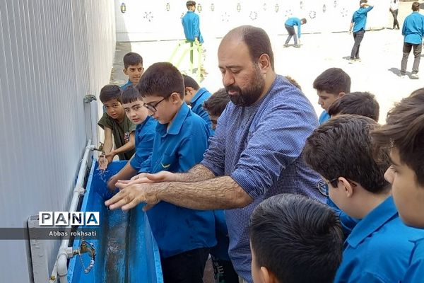 نماز جماعت و نشست‌های بصیرتی هفته وحدت  مدارس رودهن