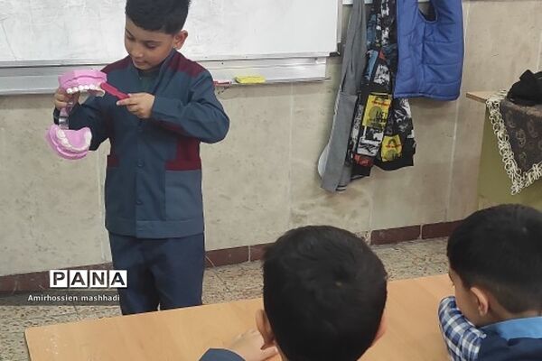 آموزش بهداشت فردی در دبستان ایمان رودهن