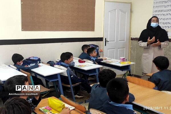 آموزش بهداشت فردی در دبستان ایمان رودهن