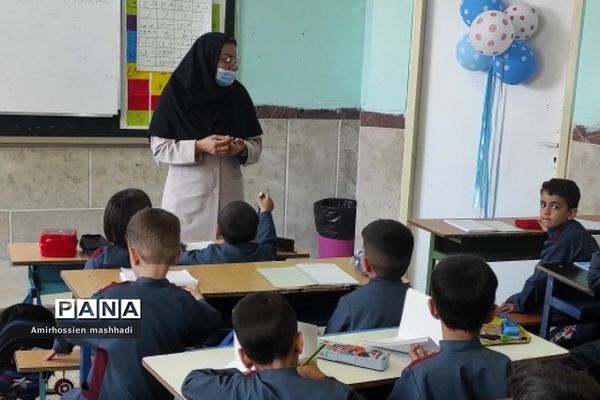 آموزش بهداشت فردی در دبستان ایمان رودهن