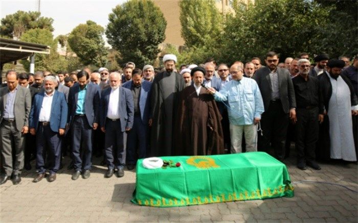 پیکر زنده‌یاد حجت‌الاسلام رضوان‌طلب تشییع شد