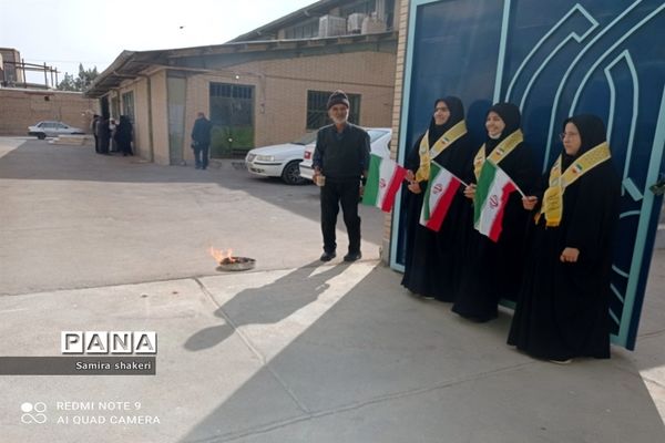 مراسم شور عاطفه‌ها در دبیرستان عالمه جاجرم