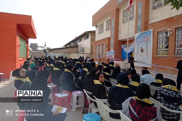 مراسم شور عاطفه‌ها در دبیرستان عالمه جاجرم