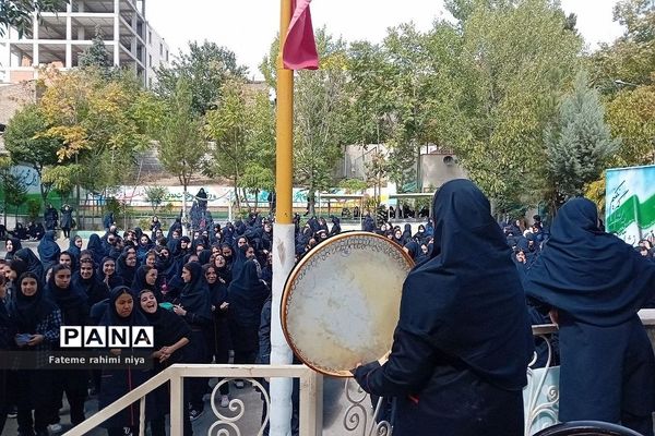 جشن هفته وحدت در مدارس دخترانه رودهن