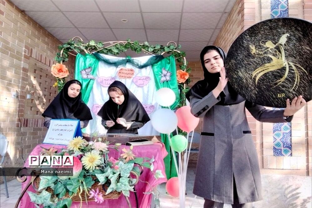 گرامیداشت ولادت پیامبر اکرم (ص) و امام جعفر صادق (ع)  در دبیرستان نمونه دولتی اندیشه شهرستان کاشمر