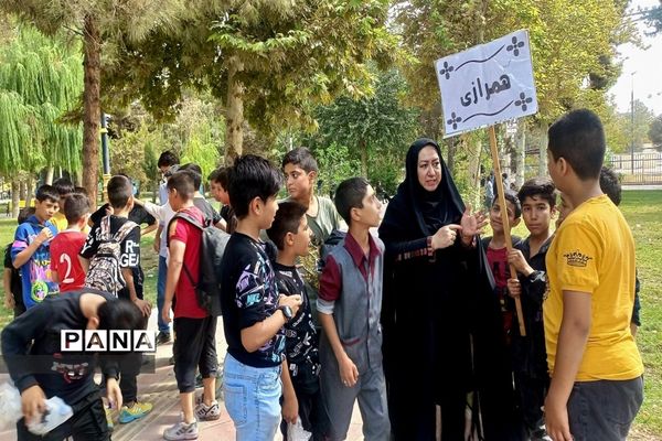 سومین اردوی یکروزه دهه هشتادی‌ها در بوستان ۱۵ خرداد شهرستان ورامین