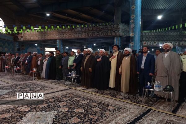 آیین تکریم و معارفه امام جمعه شهرستان قدس