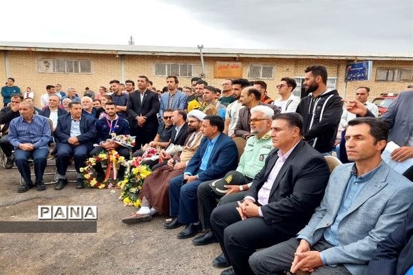 مراسم استقبال از دارنده مدال طلای مسابقات آسیایی هانگژو