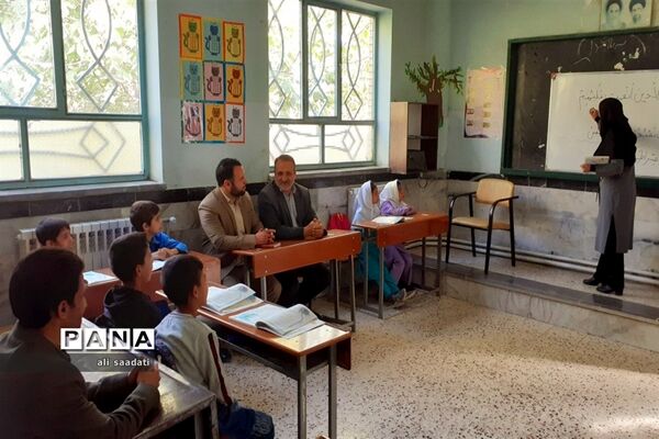 بازدید مدیر دستگاه تعلیم و تربیت شهرستان کلات از برخی از مدارس روستاهای کلات
