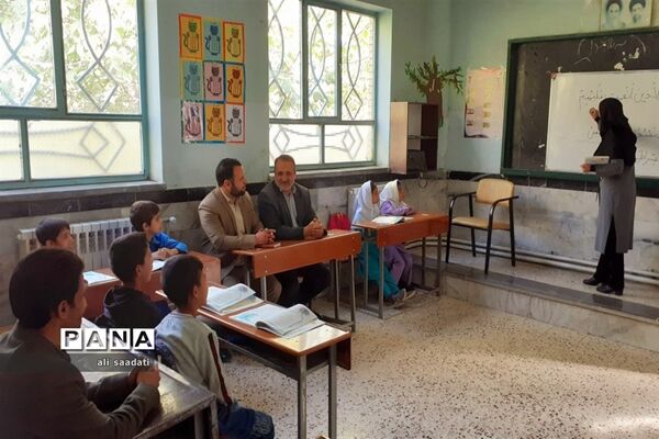 بازدید مدیر دستگاه تعلیم و تربیت شهرستان کلات از برخی از مدارس روستاهای کلات