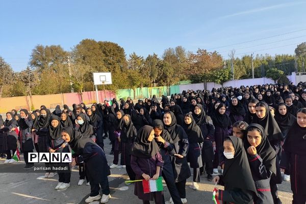 حمایت از مردم فلسطین در مدرسه بعثت۲ شهرک وائین