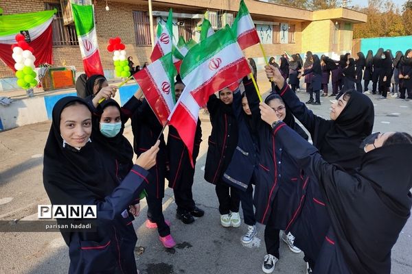 حمایت از مردم فلسطین در مدرسه بعثت۲ شهرک وائین