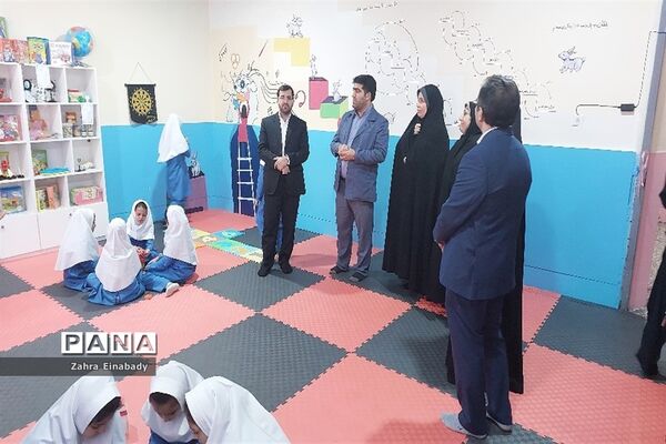 افتتاح اتاق بازی و یادگیری در مدرسه کوثر شهرستان‌ملارد