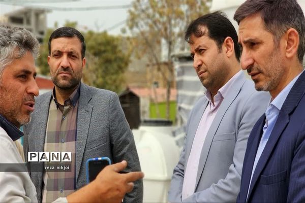 بازدید از مدارس در حال ساخت شهرستان بهارستان