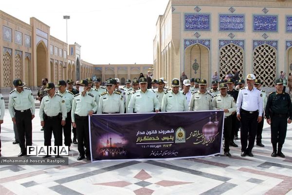 مراسم گرامیداشت هفته نیروی انتظامی در کاشمر