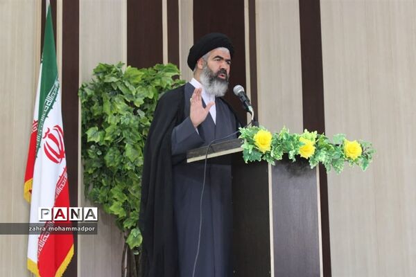 آیین تکریم و معارفه امام جمعه بخش گلستان شهرستان بهارستان