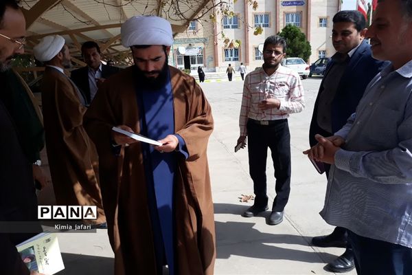 افتتاحیه نمایشگاه نوشت افزار ایرانی اسلامی در شهرستان کوهسرخ