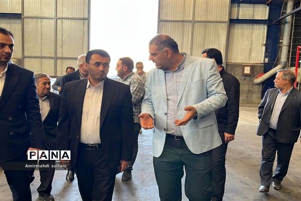 بازدید از کارخانه چرم و نساجی تبریز