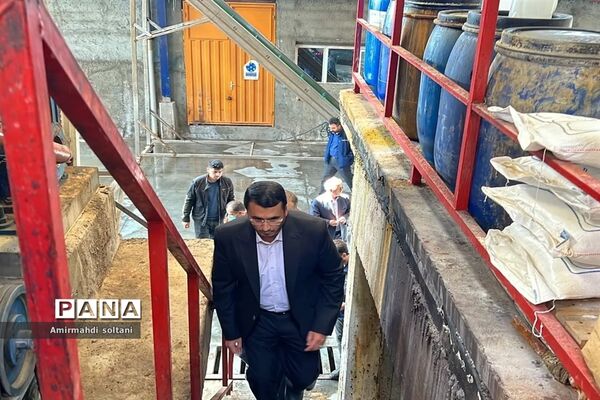 بازدید از کارخانه چرم و نساجی تبریز