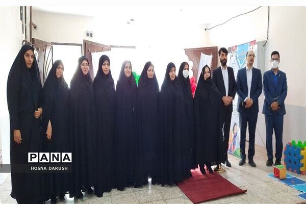 رونمایی از اولین تابلو سر در مراکز کودکستانی کشور در مشهد الرضا(ع)