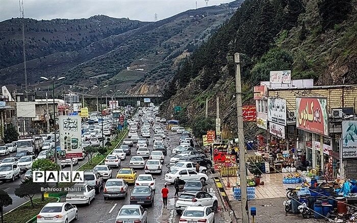 جاده‌های مازندران با ترافیک بالایی مواجه است