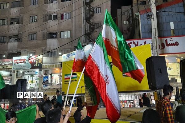 برگزاری جشن پیروزی مقاومت درحمایت از عملیات طوفان الاقصی، در شهرستان ملارد