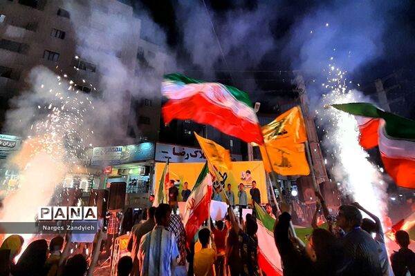 برگزاری جشن پیروزی مقاومت درحمایت از عملیات طوفان الاقصی، در شهرستان ملارد