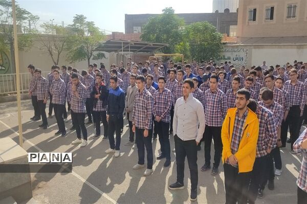 زنگ مقاومت در مدارس شهرستان ساوه
