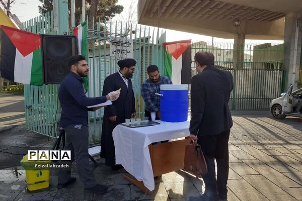 جشن و شادی مردم تهران در خیابان‌ها برای مقاومت فلسطین
