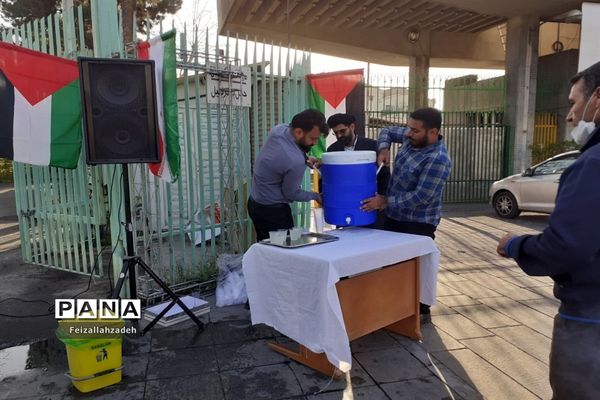 جشن و شادی مردم تهران در خیابان‌ها برای مقاومت فلسطین