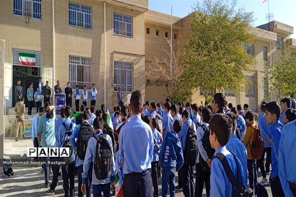 حمایت از فلسطین در دبیرستان پسرانه غیر دولتی متوسطه اول سما