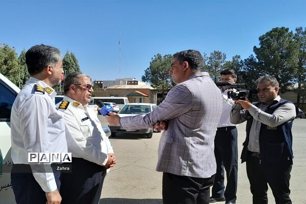 برگزاری همایش استفاده از کلاه ایمنی در هفته نیروی انتظامی شهرستان جوادآباد