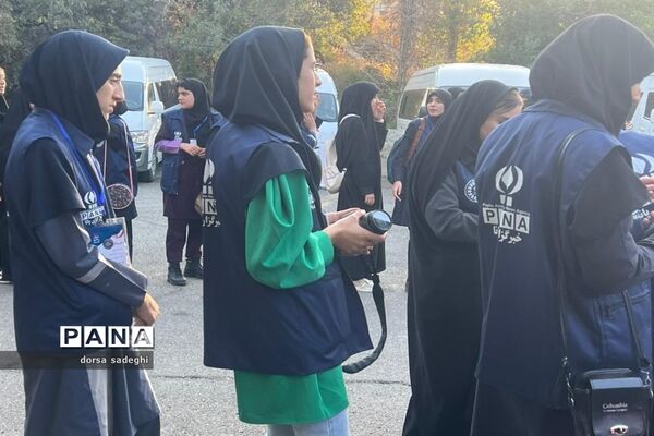 مراسم صبحگاه اردوی ملی خبرنگاری