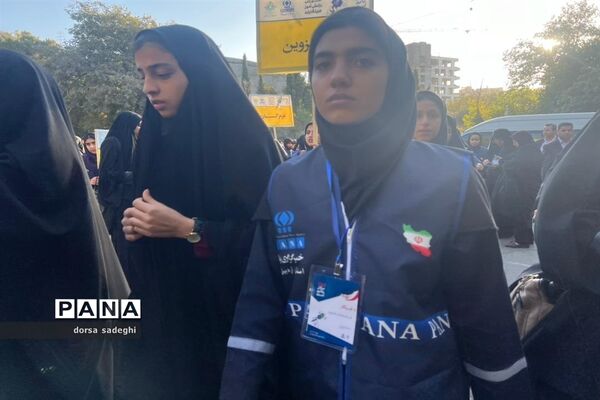 مراسم صبحگاه اردوی ملی خبرنگاری