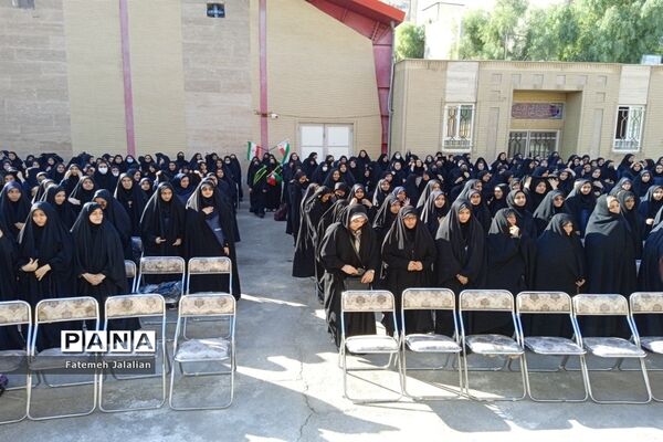 مراسم یادواره شهدا در دبیرستان شاهد رضویه قم