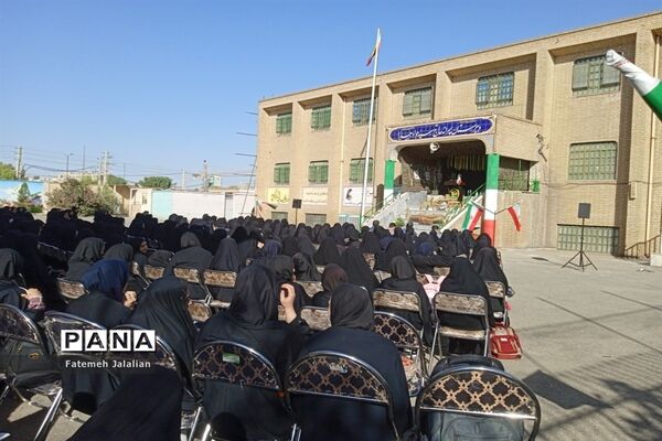مراسم یادواره شهدا در دبیرستان شاهد رضویه قم