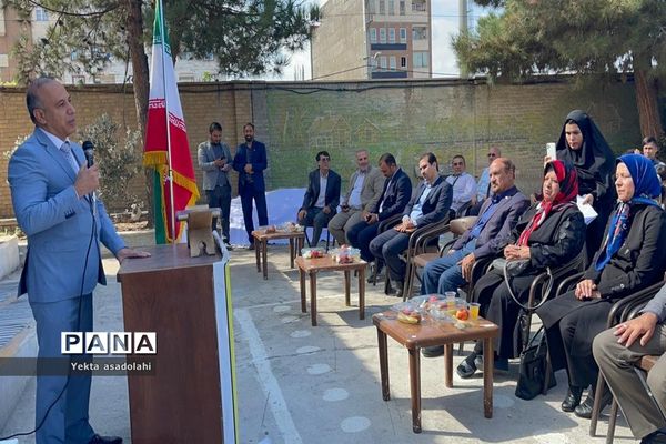 افتتاحیه مدرسه خیرساز، زنده یاد ریحانی در رباط‌کریم