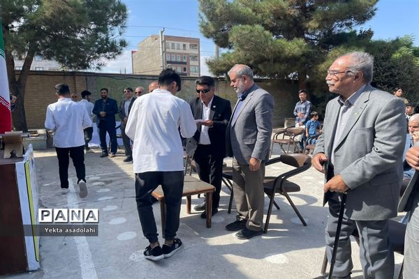 افتتاحیه مدرسه خیرساز، زنده یاد ریحانی در رباط‌کریم