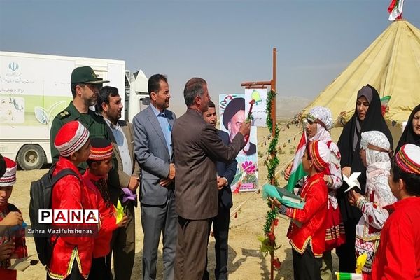 گرامیداشت هفته ملی کودک در مدارس عشایری سیار شهرستان شیروان