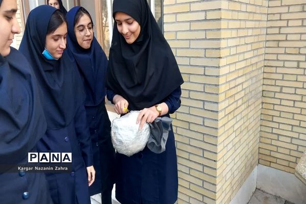 مسابقه نجات تخم مرغ در مدرسه خادم‌زاده