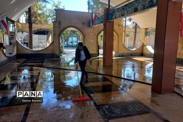 مراسم غبارروبی و میثاق با شهدای شهرستان رباط کریم
