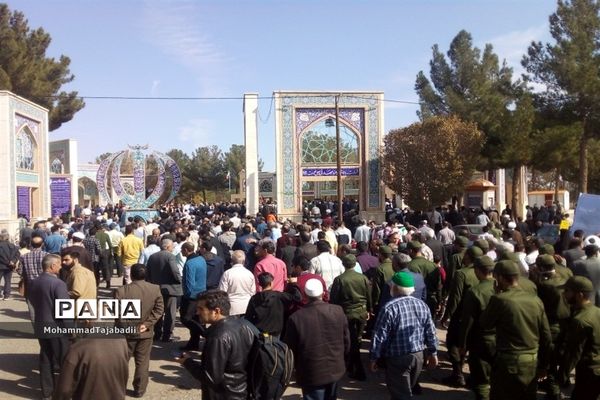 برگزاری مراسم راهپیمایی حمایت از طوفان الاقصی در سبزوار