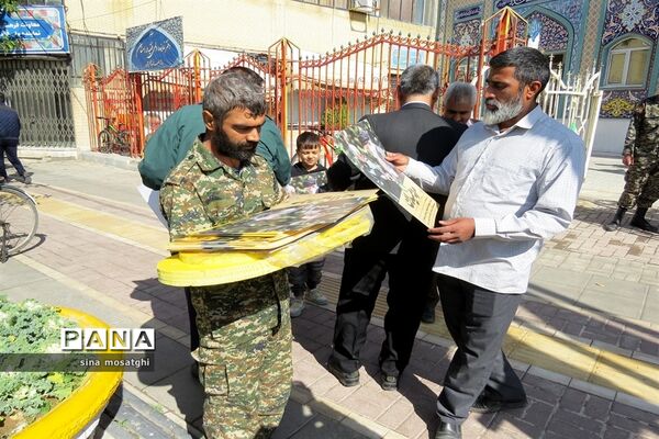 برگزاری راهپیمایی برای حمایت از کودکان فلسطینی در بجنورد