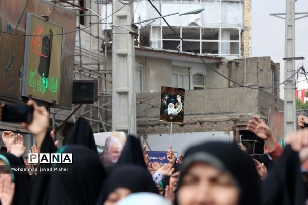 فریاد «مرگ بر اسرائیل» در شهرستان قدس طنین انداز شد