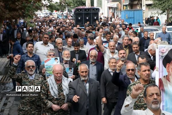 فریاد «مرگ بر اسرائیل» در شهرستان قدس طنین انداز شد