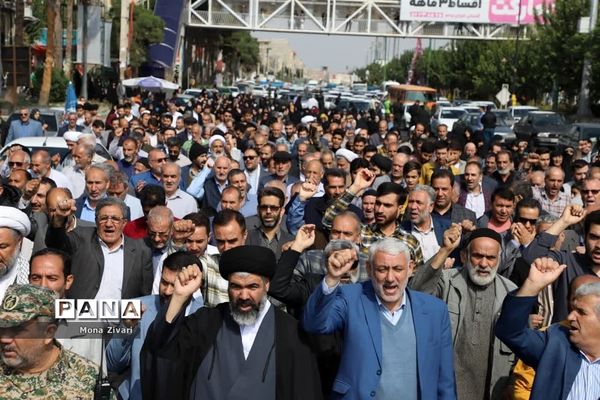 راهپیمایی مردم ولایت‌مدار گلستان در حمایت از مردم فلسطین